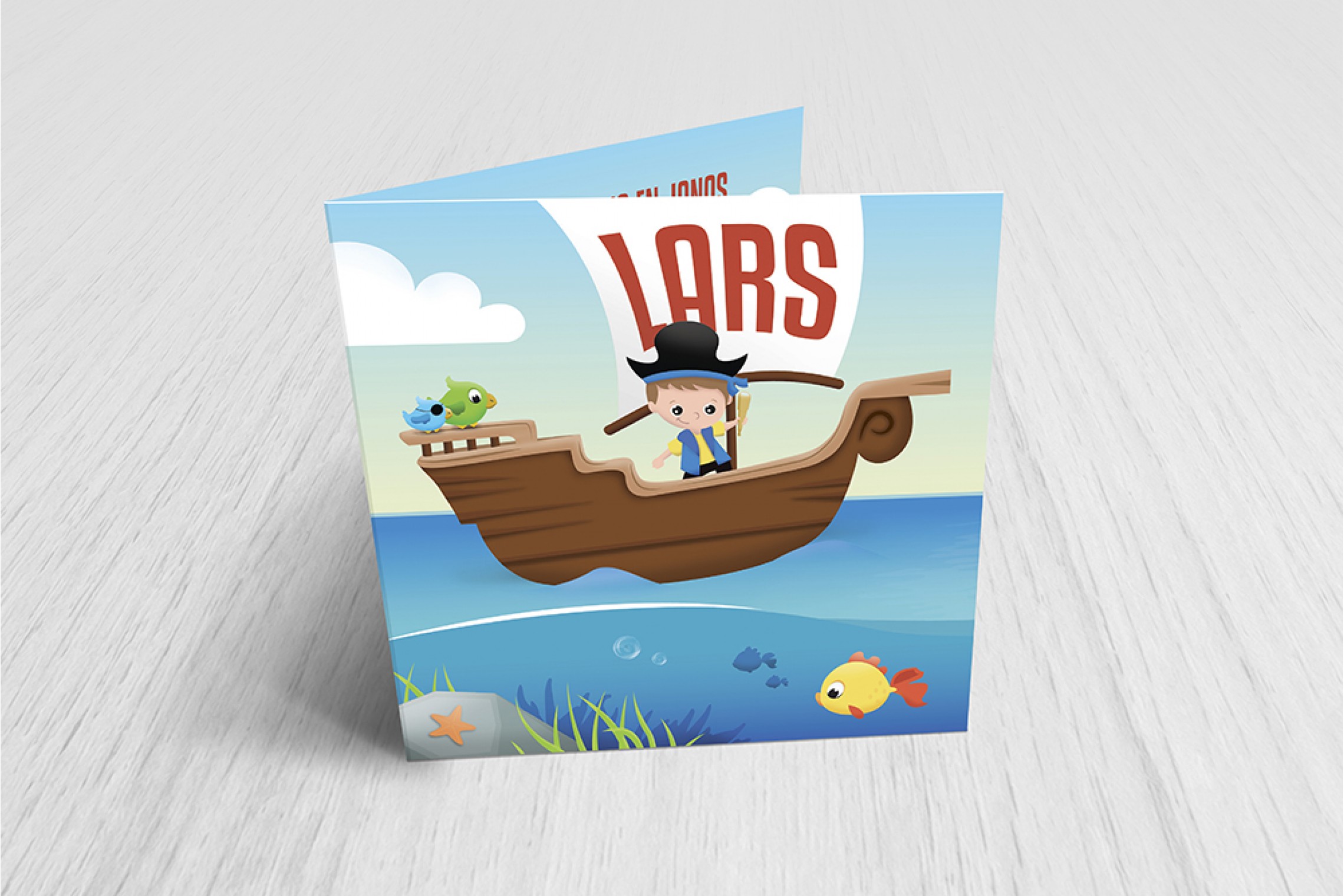 Schattig Piraatje op Zee